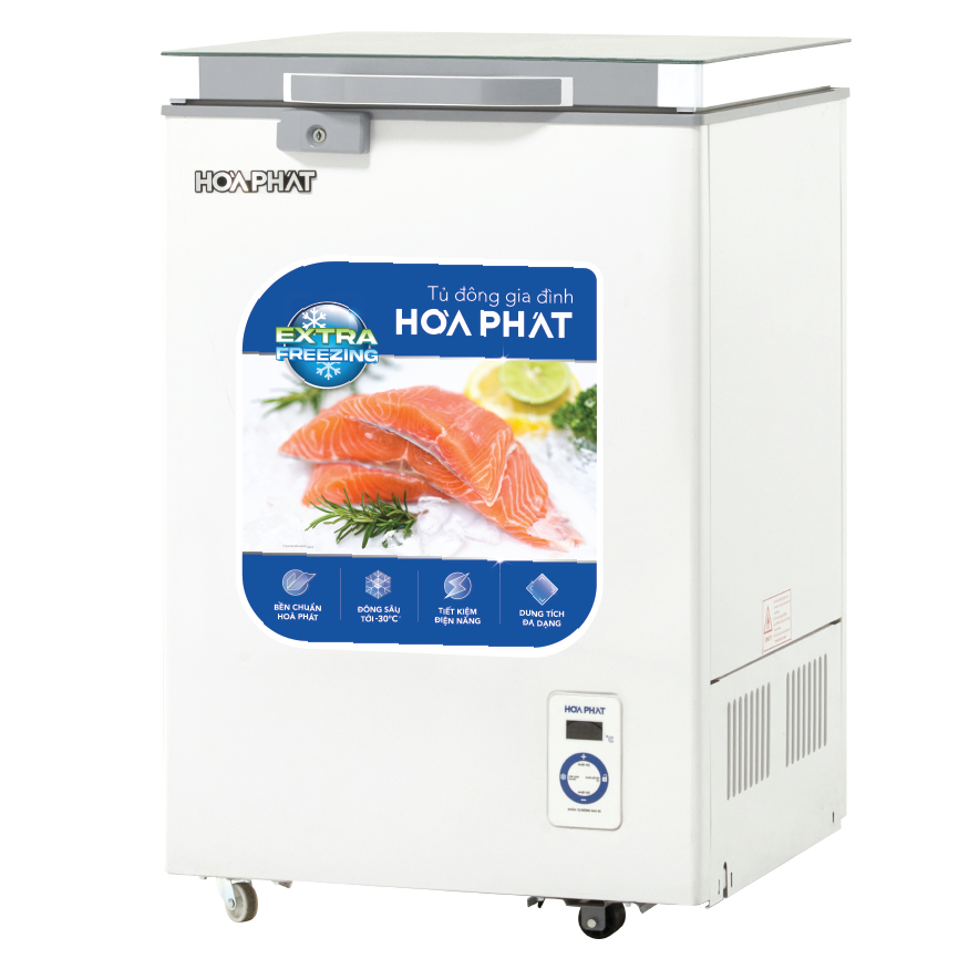 Tủ Đông Hòa Phát 107 Lít HPF AD6107.T1 , kính cường lực