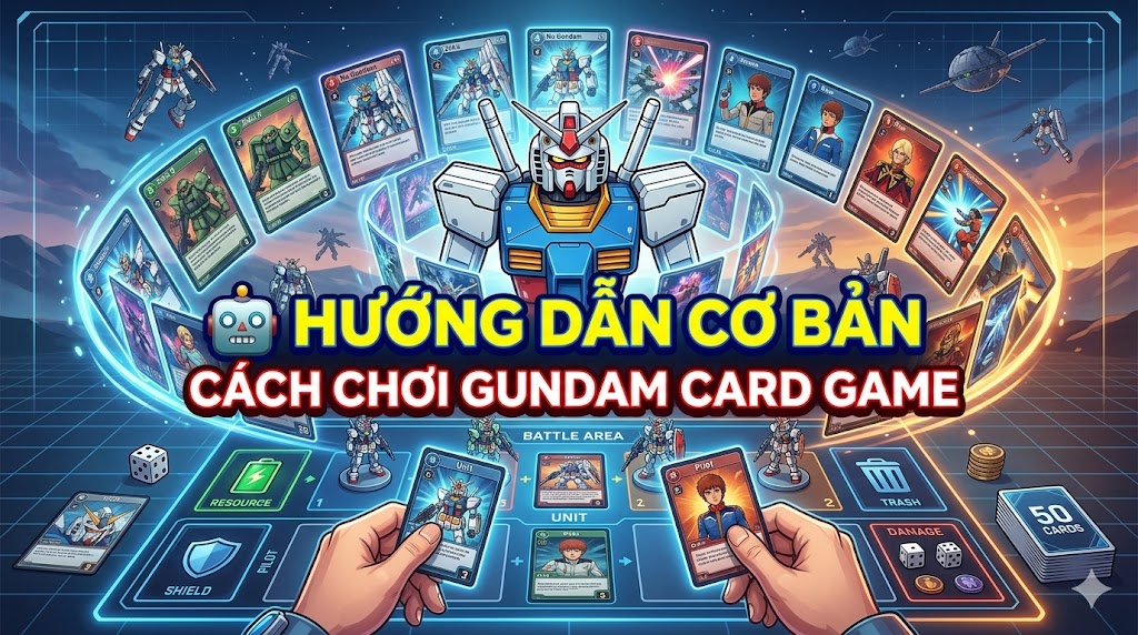 🤖 HƯỚNG DẪN CƠ BẢN: CÁCH CHƠI GUNDAM CARD GAME