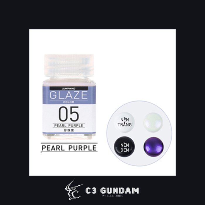 SƠN MÔ HÌNH GUNDAM JUMPWIND MÀU NGỌC TRAI - GLAZE PEARL COLOR JWGC 18ML
