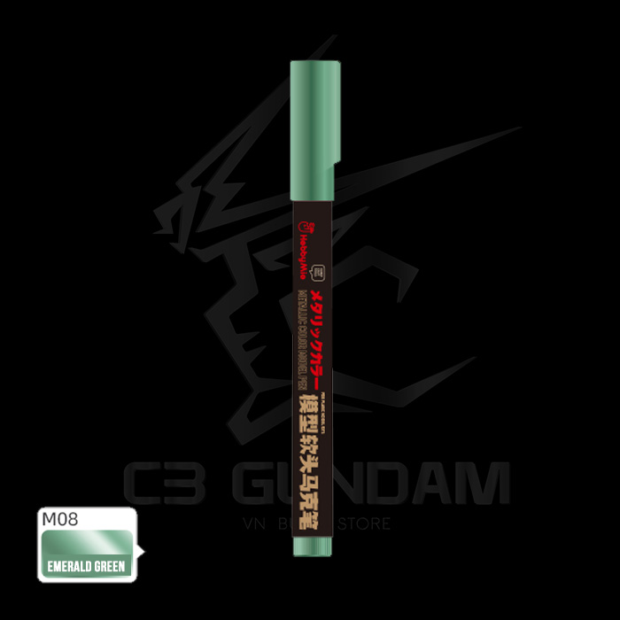 BÚT SƠN VẼ MÔ HÌNH GUNDAM CAO CẤP ĐẦU LÔNG GUNDAM MARKER HOBBY MIO TOOL METALLIC COLOR - MÀU KIM LOẠI