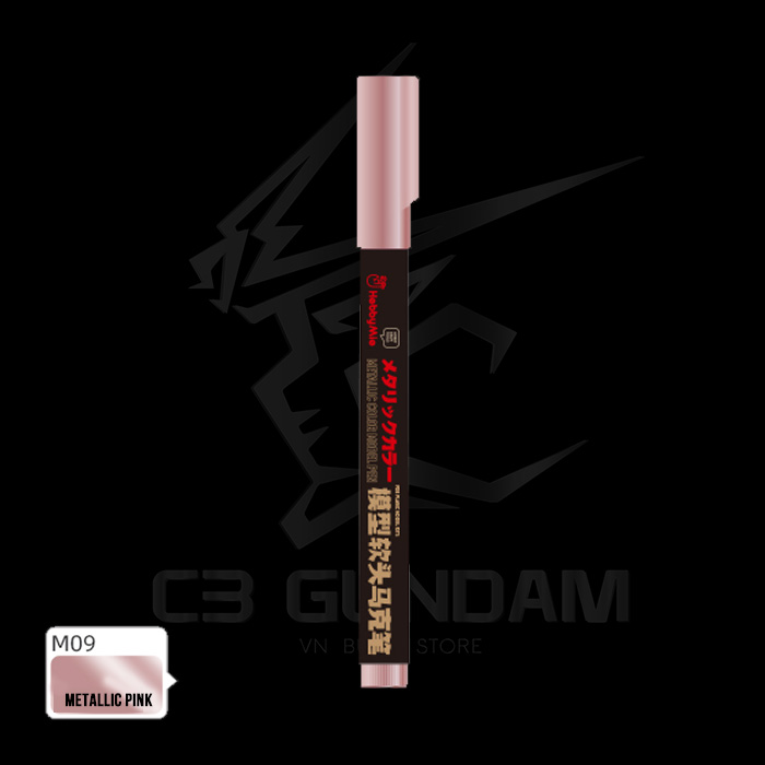 BÚT SƠN VẼ MÔ HÌNH GUNDAM CAO CẤP ĐẦU LÔNG GUNDAM MARKER HOBBY MIO TOOL METALLIC COLOR - MÀU KIM LOẠI