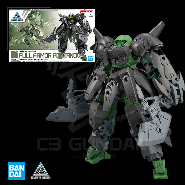 30MM 1/144 bEXM-15FA Full Armor Portanova