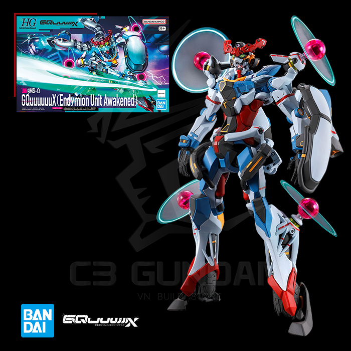 HGGQ 1/144 GQuuuuuuX（Endymion Unit Awakened)