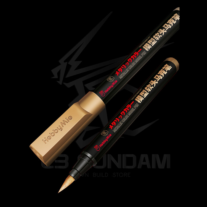 BÚT SƠN VẼ MÔ HÌNH GUNDAM CAO CẤP ĐẦU LÔNG GUNDAM MARKER HOBBY MIO TOOL METALLIC COLOR - MÀU KIM LOẠI