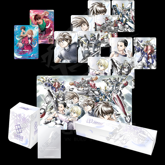 Phụ Kiện Thẻ Bài Gundam Card Game Premium Accessory Set -Mobile Suit Gundam Wing 30th Anniversary - [PB01]