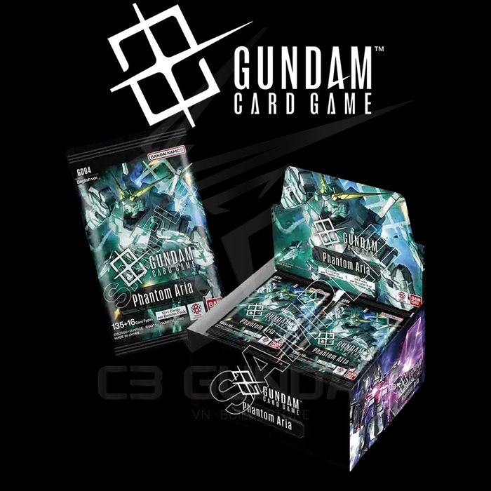 Thẻ Bài Gundam Card Game: [GD04] Phantom Aria Booster Box - Booster Pack [ENG]