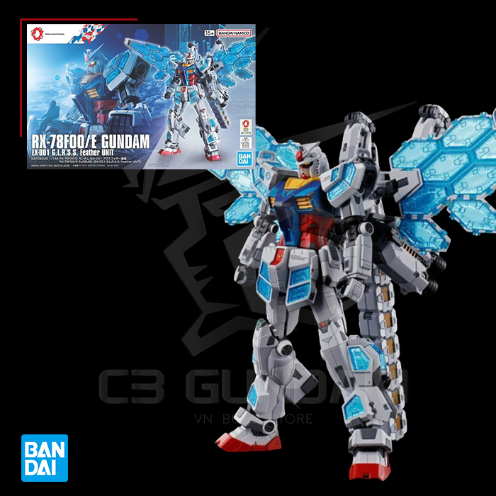 1/144 RX-78F00/E Gundam (EX-001 G.L.R.S.S. Feather UNIT) Chemical Recycle Ver.