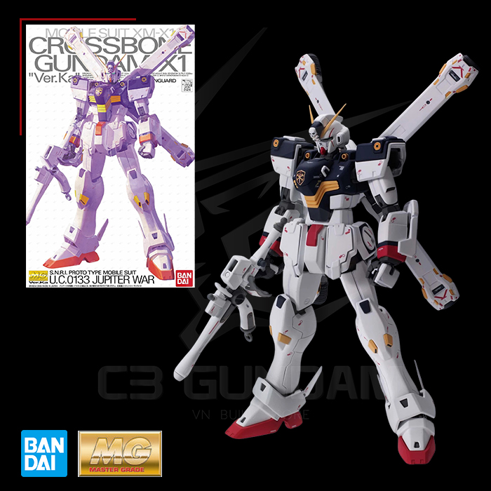 MG 1/100 XM-X1 Crossbone Gundam X-1 (Ver. Ka)