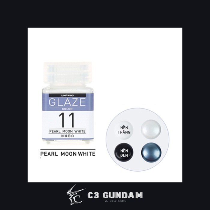 SƠN MÔ HÌNH GUNDAM JUMPWIND MÀU NGỌC TRAI - GLAZE PEARL COLOR JWGC 18ML