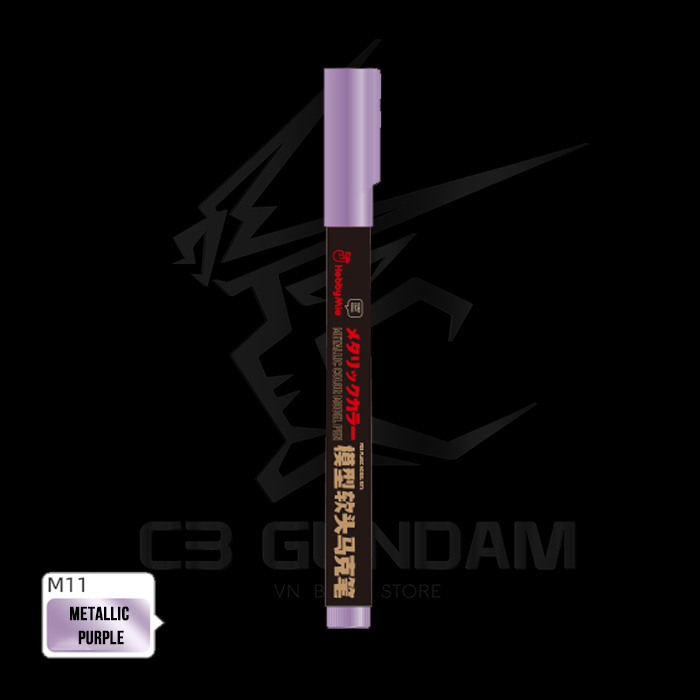 BÚT SƠN VẼ MÔ HÌNH GUNDAM CAO CẤP ĐẦU LÔNG GUNDAM MARKER HOBBY MIO TOOL METALLIC COLOR - MÀU KIM LOẠI