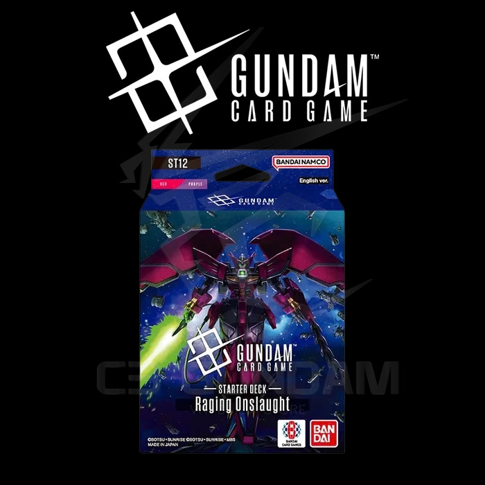 Thẻ Bài Gundam Card Game: [ST12] Starter Deck 12: Raging Onslaught [ENG]