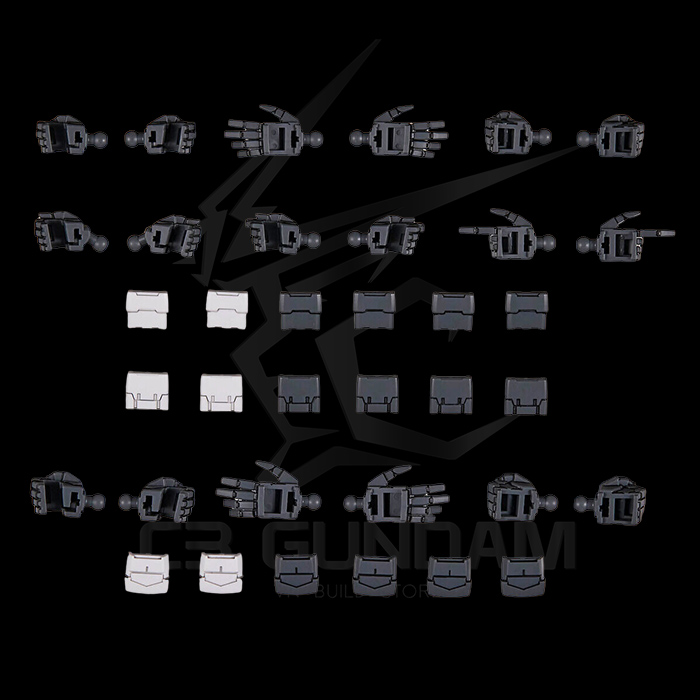 HGBC 30MM 1/144 W-023 OPTION PARTS SET 12 (HAND PARTS/MULTI JOINT)