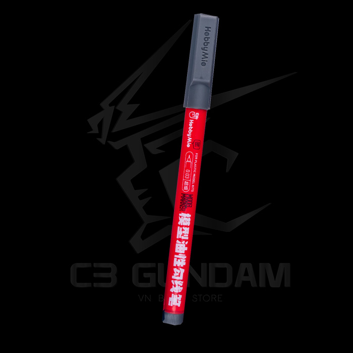 BÚT KẺ LẰN CHÌM - KẺ LINE MÔ HÌNH GUNDAM MARKER HOBBY MIO L-01 L-02 - L03 BLACK GRAY BROWN