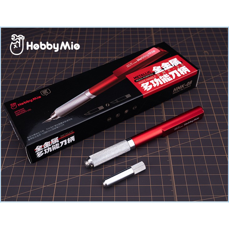 DỤNG CỤ MÔ HÌNH GUNDAM HOBBY MIO CÁN DAO ĐA NĂNG HMK-08 LƯỠI DAO GỌT NHỰA THỪA CARBON KNIFE BLADE 1710 1711 (30 PCS) BỘ DAO GỌT LƯỠI NHỎ HMK-01R HMK-01B HMK-03K HMK-03G