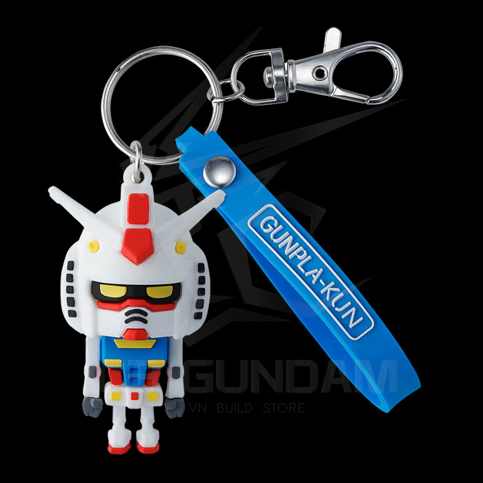 Móc Khóa Gundam 3D Rubber Mascot Keychain Gunpla-kun Zakupla-kun Charzaku-kun GMpla-kun v-Gunpla-kun Aerial-kun