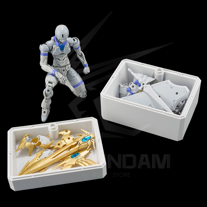 ĐẾ ACTION BASE 07 & Option Box [White] BANDAI FOR RG-HG-SD GIÁ ĐỠ MÔ HÌNH