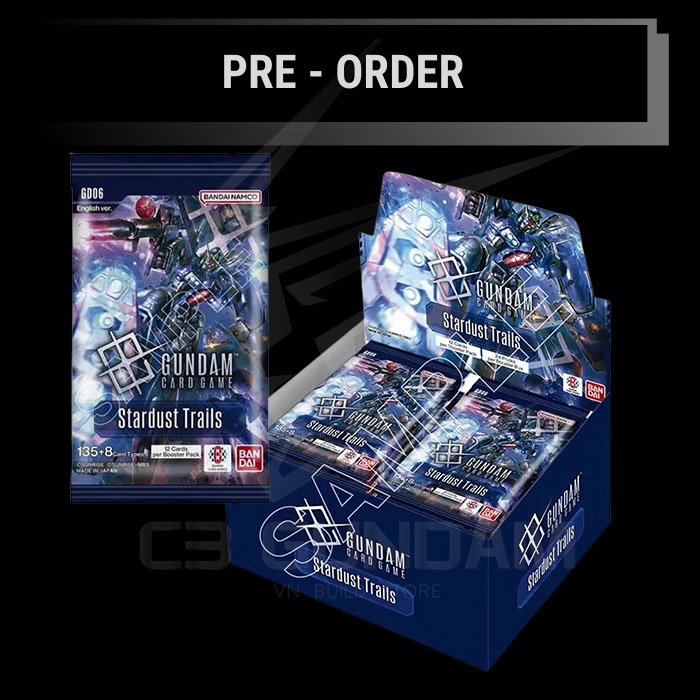 Thẻ Bài Gundam Card Game: [GD06] Stardust Trails Booster Box - Booster Pack [ENG]