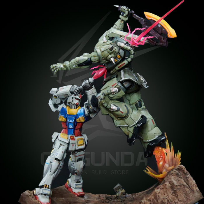 BN FIGURE DX RX-78-2 GUNDAM VS MS-06F ZAKU II | C3 Gundam VN BN FIGURE DX RX-78-2 GUNDAM VS MS-06F ZAKU II | C3 Gundam VN