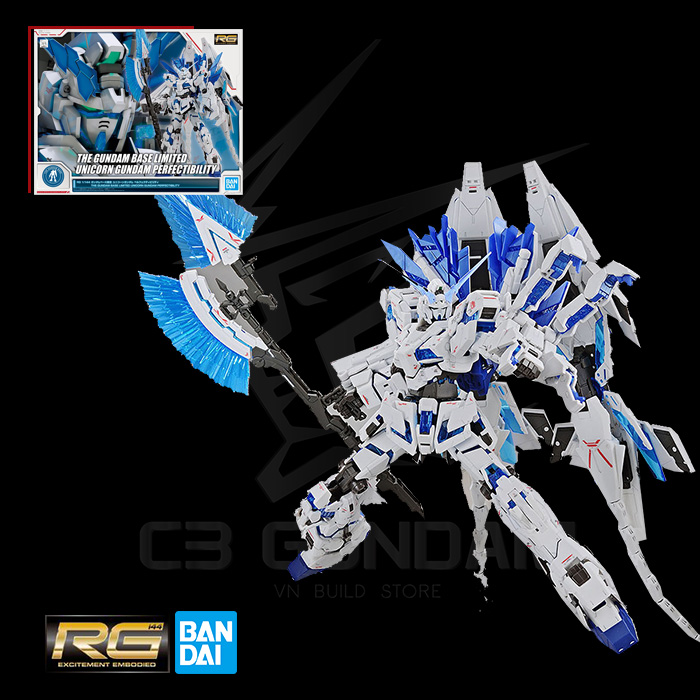 RG 1/144 RX-0 THE GUNDAM BASE LIMITED UNICORN GUNDAM PERFECTIBILITY