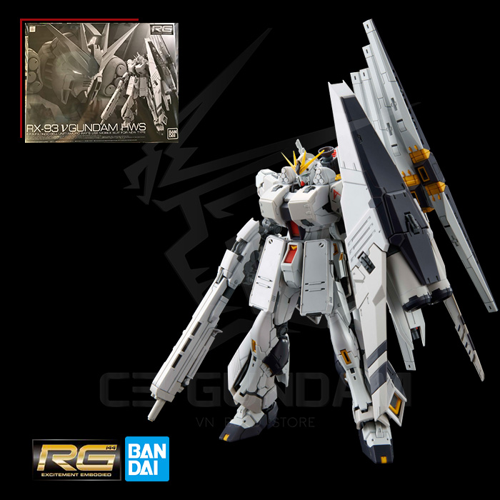 RG 1/144 RX-93 NU GUNDAM HWS [P-BANDAI]