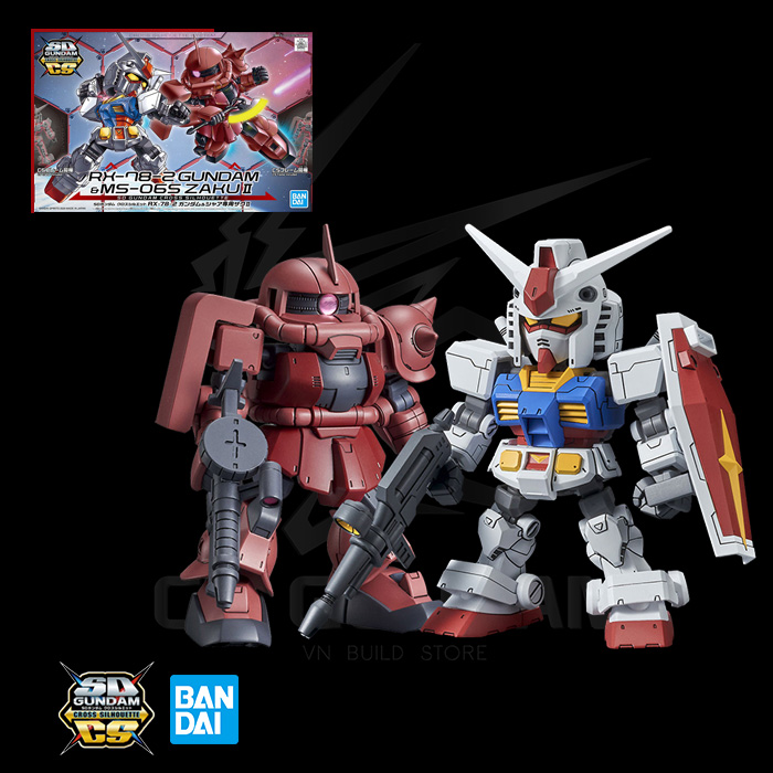 SDCS RX-78-2 GUNDAM & MS-06S ZAKU II