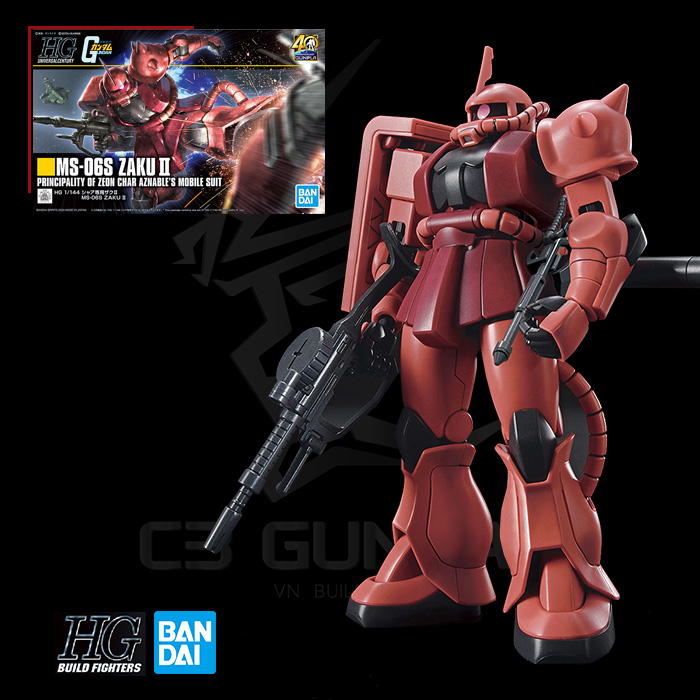 HGUC 234 1/144 MS-06S CHAR'S ZAKU II REVIVE