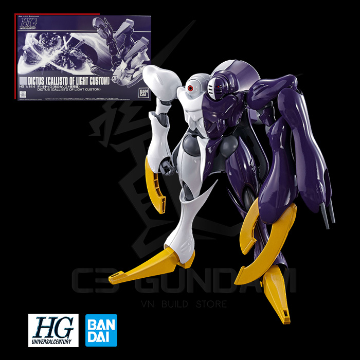 HGUC 1/144 DICTUS (CALLISTO OF LIGHT CUSTOM) [P-BANDAI]