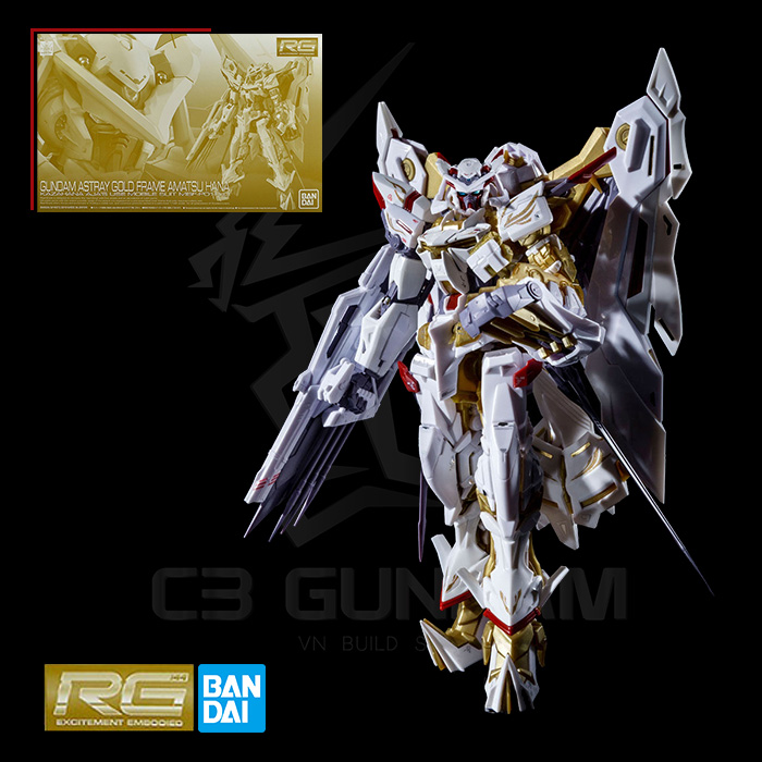 RG 1/144 GUNDAM ASTRAY GOLD FRAME AMATSU HANA [P-BANDAI]