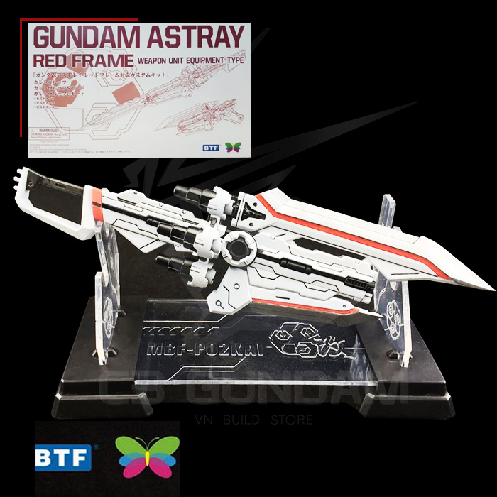 MG 1/100 BTF GUNDAM ASTRAY RED FRAME WEAPON UNIT EQUIPMENT TYPE CUSTOM PART