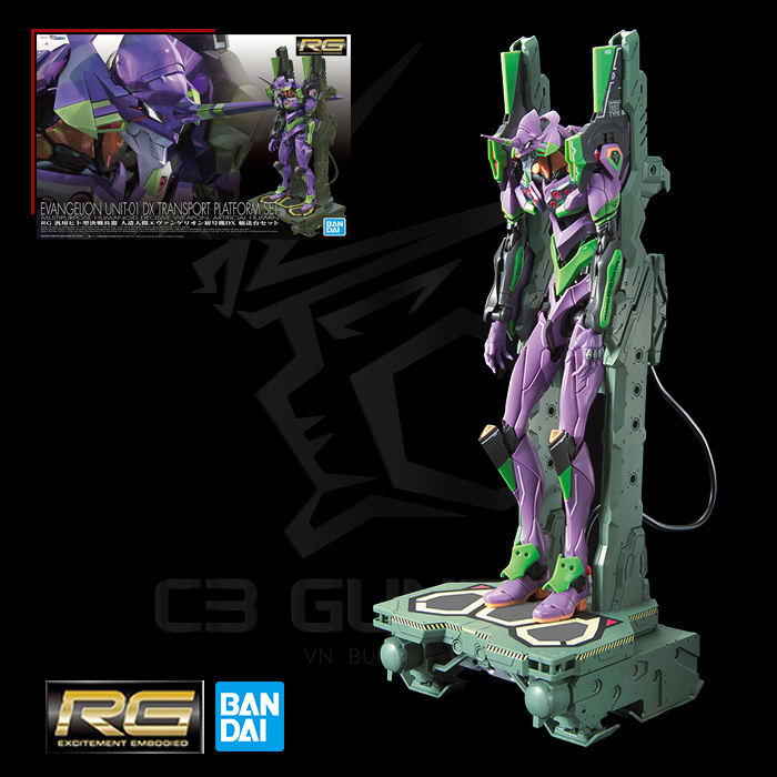 RG 1/144 EVANGELION EVA UNIT-01 DX TRANSPORT PLATFORMS SET