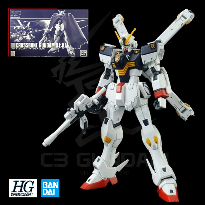 HGUC 1/144 XM-X1KAI CROSSBONE GUNDAM X1 KAI [P-BANDAI]