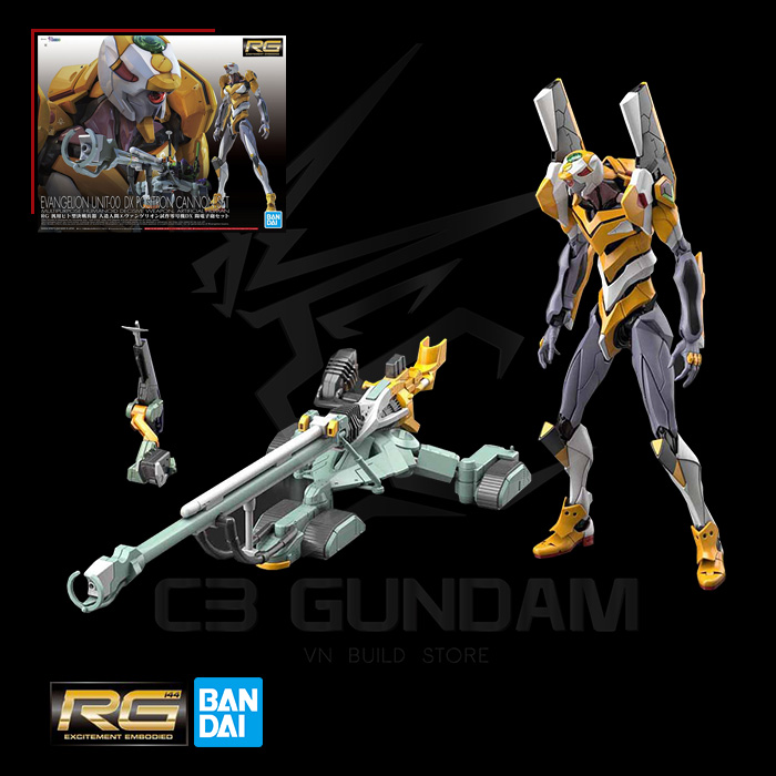 RG 1/144 EVANGELION EVA UNIT 00 DX POSITRON CANNON SET