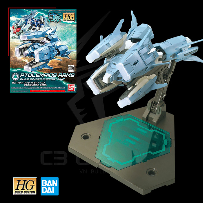 HGBC 039 1/144 PTOLEMAIOS ARMS BUILD CUSTOM PART