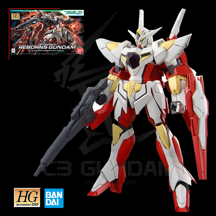 Kit De Modelo Gundam HG 1/144 Reborns Gundam | Maqueta Para Montar De BANDAI SPIRITS Kit De Modelo Gundam HG 1/144 Reborns Gundam | Maqueta Para Montar De BANDAI SPIRITS