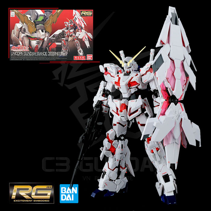 RG P-BANDAI UNICORN GUNDAM ( BANDE DESSINEE VER)