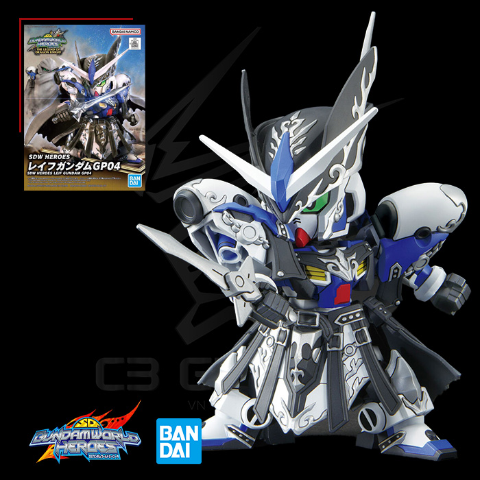 SD WORLD HEROES 25 LEIF GUNDAM GP04 SDWH