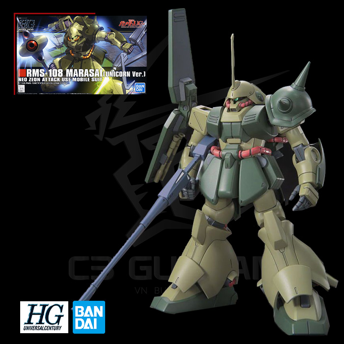 HGUC 138 1/144 RMS-108 MARASAI (UNICORN VER)