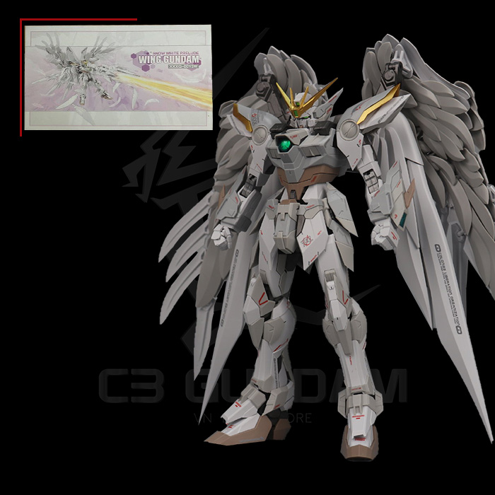 MG 1/100 SUPERNOVA/MODEL HEART XXXG-OOWO WING GUNDAM ZERO SNOW WHITE VER GFF