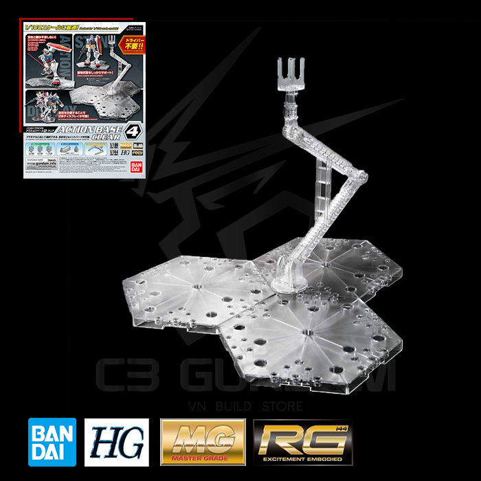ĐẾ ACTION BASE 04 BANDAI MG-HG-RG GIÁ ĐỠ MÔ HÌNH GUNDAM BANDAI