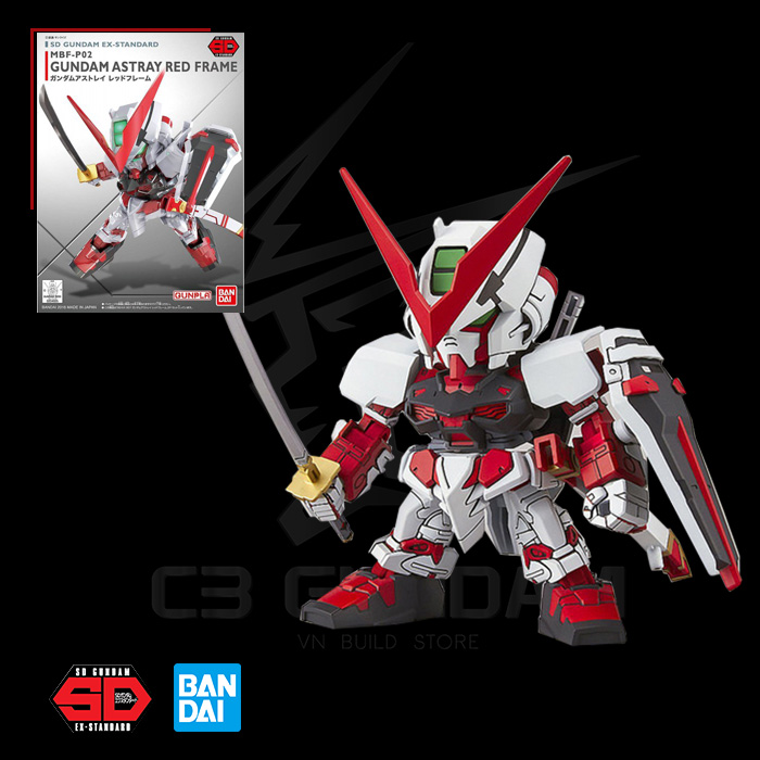 SD EX-STANDARD 007 GUNDAM ASTRAY RED FRAME