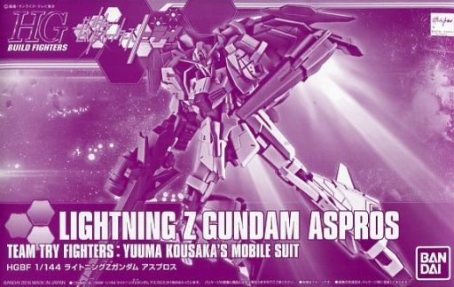 HGBF 1/144 P-BANDAI LIGHTNING Z GUNDAM ASPROS