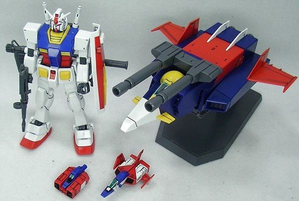 HGUC 050 1/144 G-ARMOR - G-FIGHTER + RX-78-2 GUNDAM