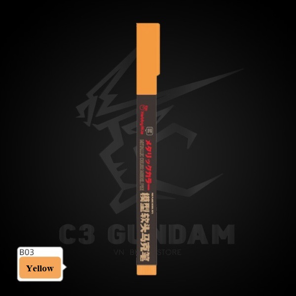 BÚT SƠN VẼ MÔ HÌNH GUNDAM CAO CẤP ĐẦU LÔNG GUNDAM MARKER HOBBY MIO TOOL METALLIC COLOR - MÀU KIM LOẠI
