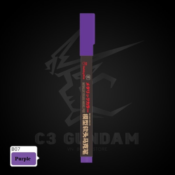 BÚT SƠN VẼ MÔ HÌNH GUNDAM CAO CẤP ĐẦU LÔNG GUNDAM MARKER HOBBY MIO TOOL METALLIC COLOR - MÀU KIM LOẠI