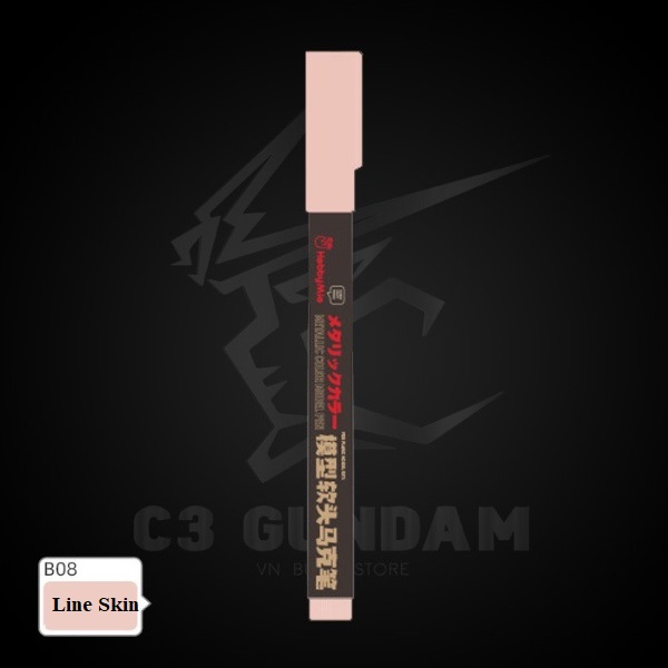 BÚT SƠN VẼ MÔ HÌNH GUNDAM CAO CẤP ĐẦU LÔNG GUNDAM MARKER HOBBY MIO TOOL METALLIC COLOR - MÀU KIM LOẠI