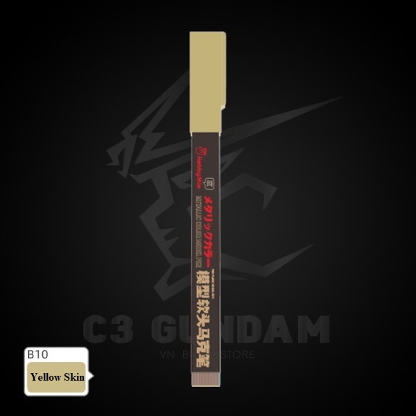 BÚT SƠN VẼ MÔ HÌNH GUNDAM CAO CẤP ĐẦU LÔNG GUNDAM MARKER HOBBY MIO TOOL METALLIC COLOR - MÀU KIM LOẠI