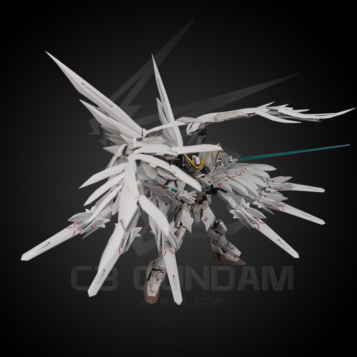 MG 1/100 SUPERNOVA/MODEL HEART XXXG-OOWO WING GUNDAM ZERO SNOW WHITE VER GFF