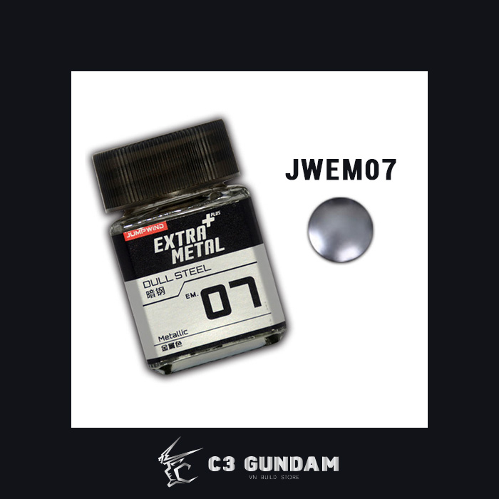 SƠN MÔ HÌNH GUNDAM JUMPWIND MÀU KIM LOẠI -  EXTRA METAL METALLIC COLOR JWEM 18ML