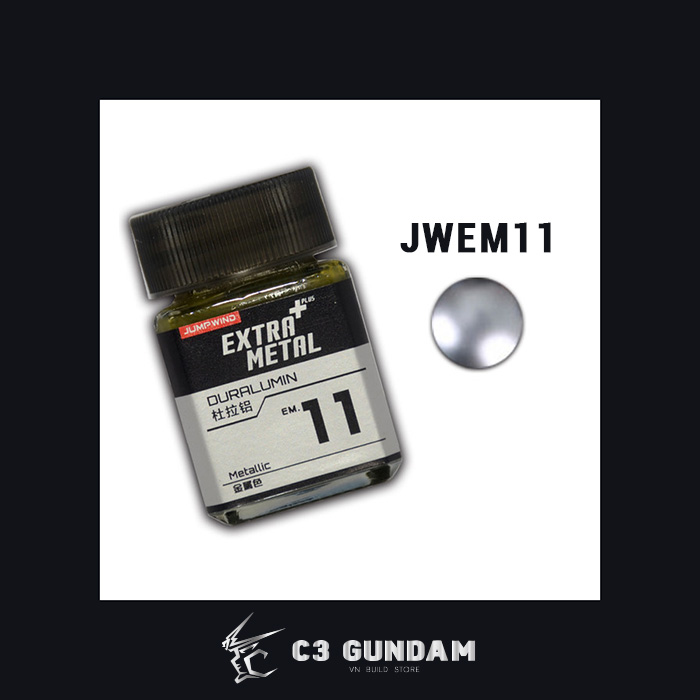 SƠN MÔ HÌNH GUNDAM JUMPWIND MÀU KIM LOẠI -  EXTRA METAL METALLIC COLOR JWEM 18ML