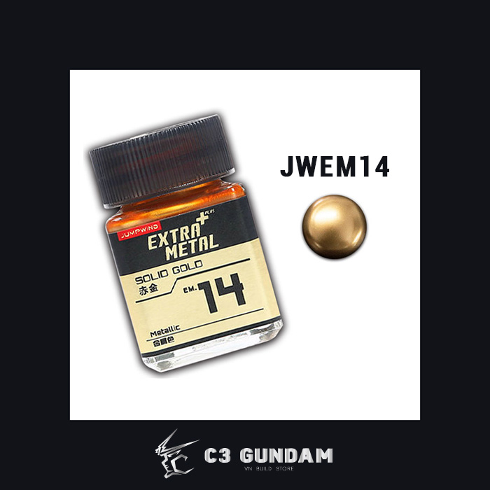 SƠN MÔ HÌNH GUNDAM JUMPWIND MÀU KIM LOẠI -  EXTRA METAL METALLIC COLOR JWEM 18ML